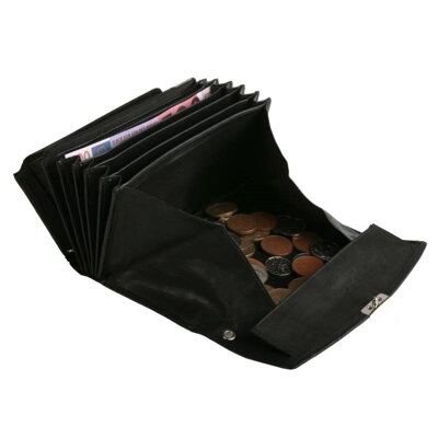 Kožená číšnická peněženka - kasírka EL