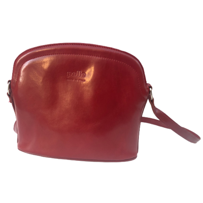 Collection Italy - Malá elegantní kožená dámská kabelka KK 046 červená