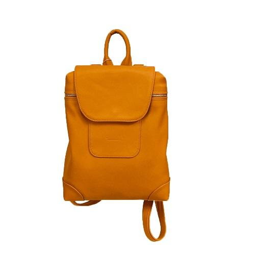 Batoh CHIARA - Elegantní dámský batoh M802 žlutá / hořčice