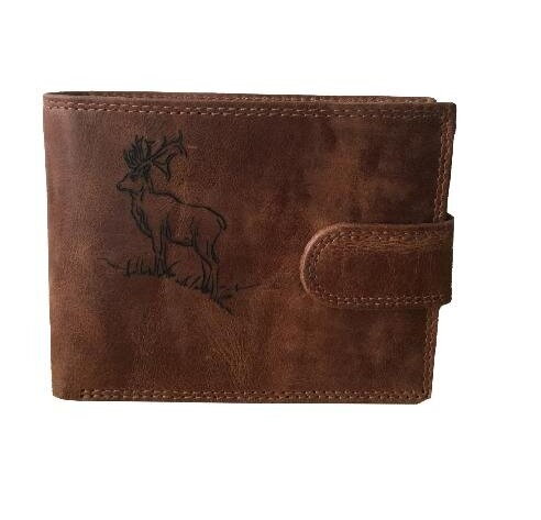 Pánská kožená peněženka Deer R 795 hnědá