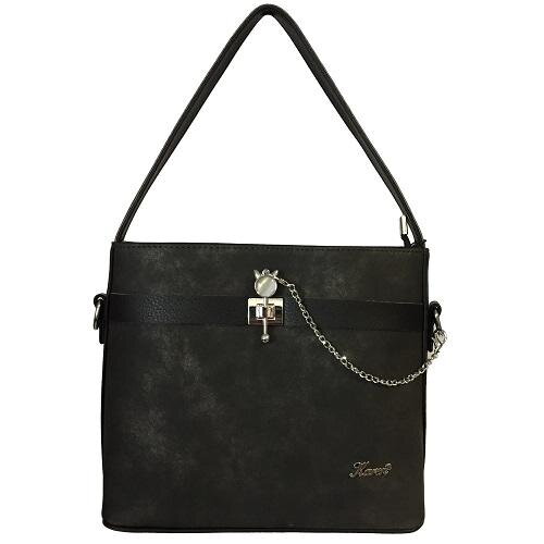 Karen - Malá stylová elegantní dámská kabelka 9297 černá