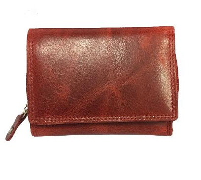 RICARDO - Malá dámská kožená peněženka R 705 červená