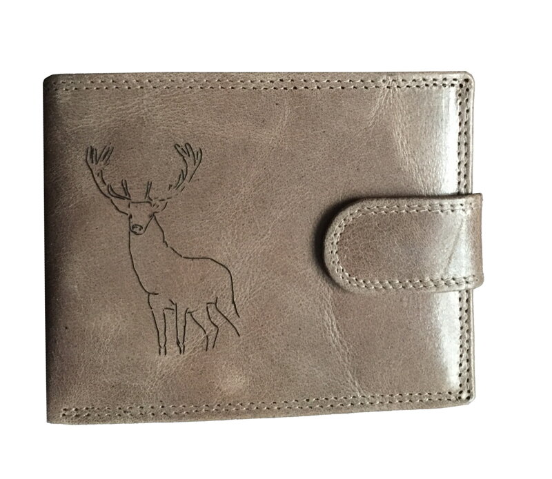 Pánská kožená peněženka Deer II 795 šedá 
