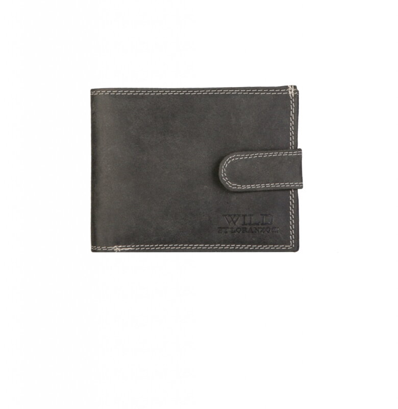 WILD panská kožená peněženka 985 černá