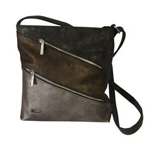KAREN Collection - Malá modní dámská kabelka přes rameno / crossbody D427 černo/šedá