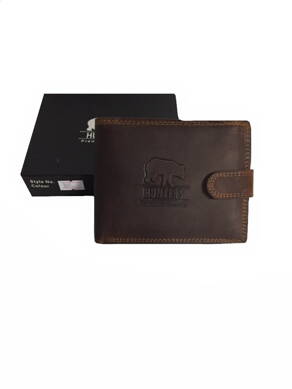 Hunters Pánská luxusní kožená peněženka  305 hnědá