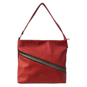 KAREN Collection - Stylová modní dámská kabelka 9325 červená 