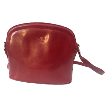 Collection Italy - Malá elegantní kožená dámská kabelka KK 046 červená