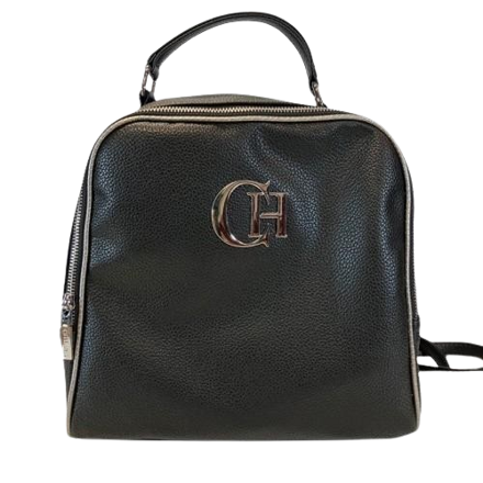 Chiara - Elegantní dámská kabelka / batoh K7001 černá