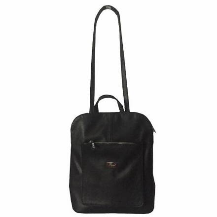 Karen - Praktická dámská kabelka / batoh N191 černá