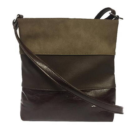 Karen  - Malá modní dámská kabelka přes rameno / crossbody N099 hnědá