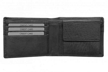 LAGEN panská kožená peněženka W-8053 černá